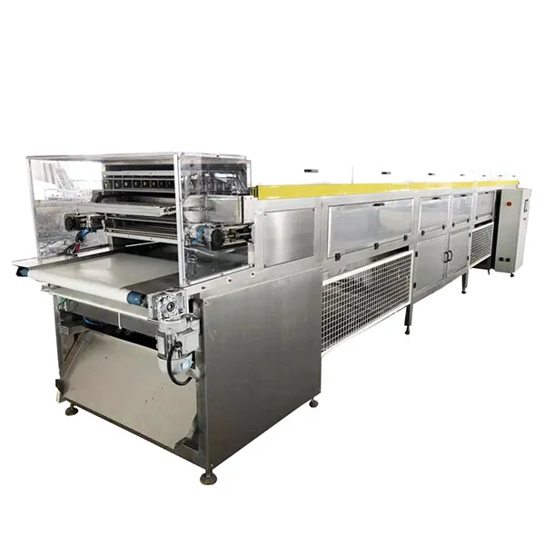 Машина для покрытия пальчикового печенья