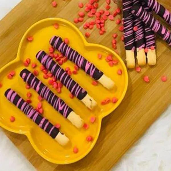 Машина для покрытия пальчикового печенья