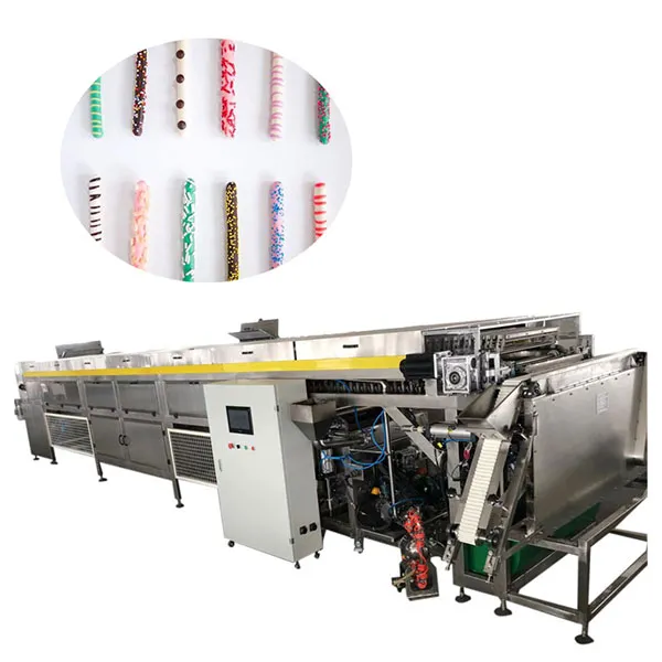 Машина для покрытия пальчикового печенья