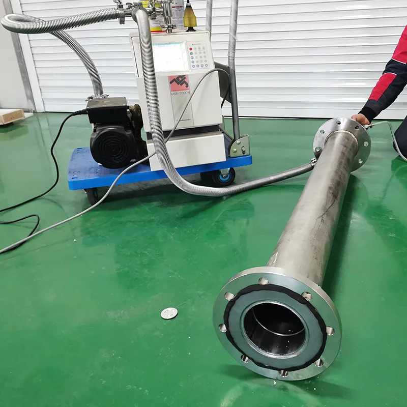 Сосуд с танталовой футеровкой, гелиевая течеискание