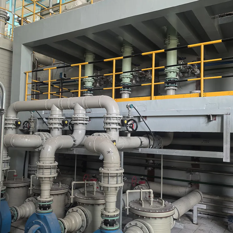 Монтаж танталового кожухотрубного теплообменника на месте