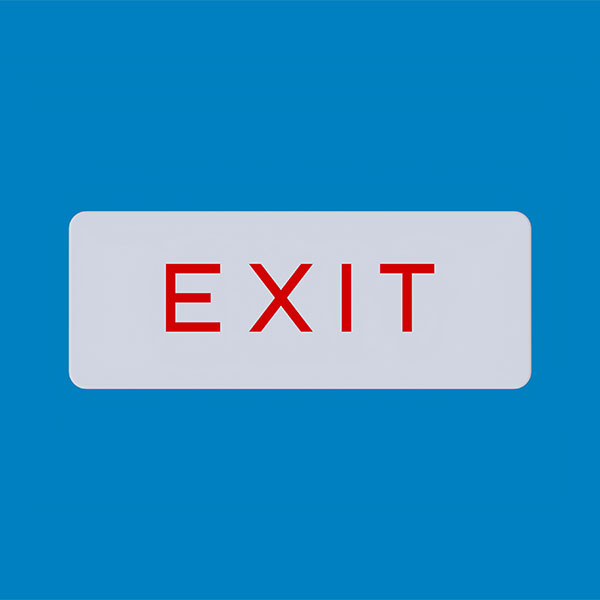 Указательный светильник выхода