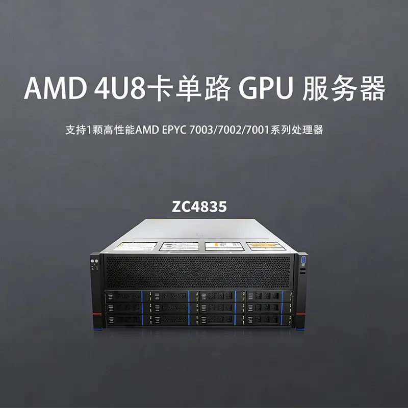 Сервер 4U8 на базе AMD решает вызовы вычислений для ИИ в 2025 году