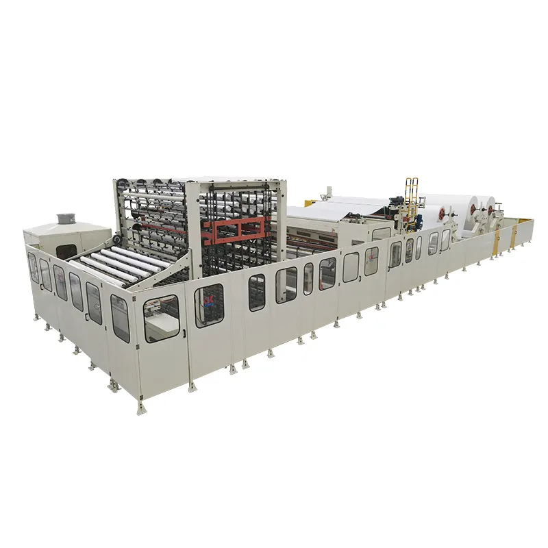 OK-600/400 Полностью автоматическая линия перемотки и резки туалетной бумаги и кухонных полотенец