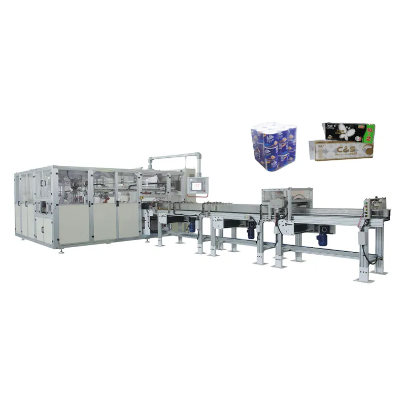 OK-903D Многофункциональная машина для групповой упаковки рулонов туалетной бумаги