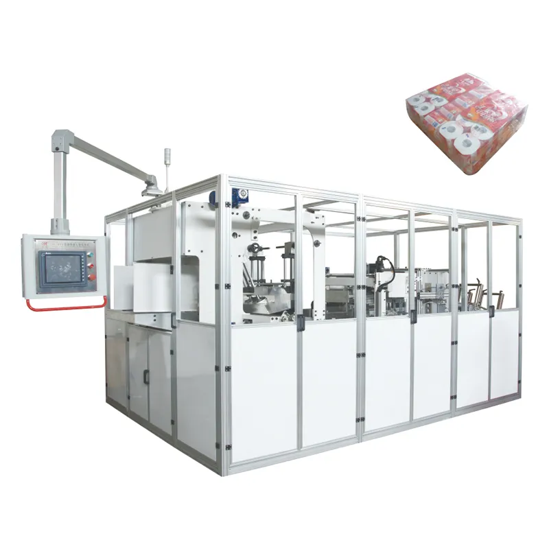 OK-908 Машина для упаковки рулонов туалетной бумаги в крупногабаритные пакеты