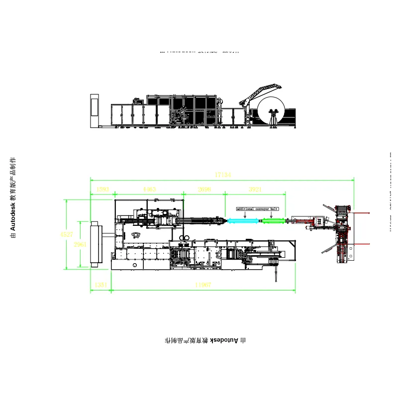 Двухлинейная высокоскоростная производственная линия для носовых платков OK-300