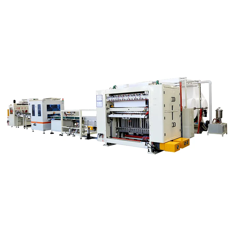 Линия производства подвесных лицевых салфеток