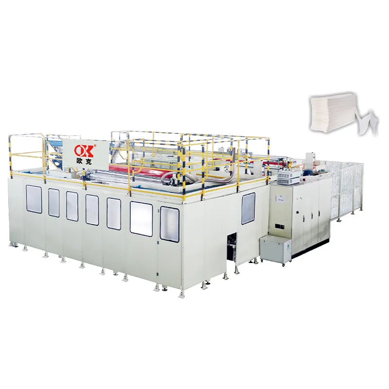 Автоматические машины для складывания бумажных полотенец OK-3600 и 2900