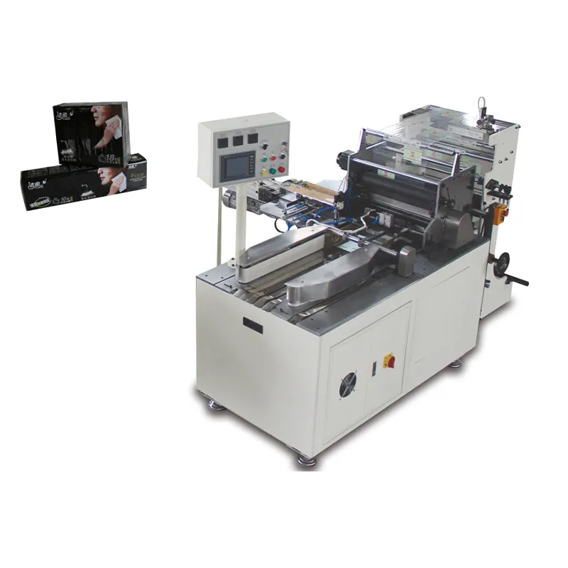 Полностью автоматическая машина для упаковки носовых платков в пачки OK-402