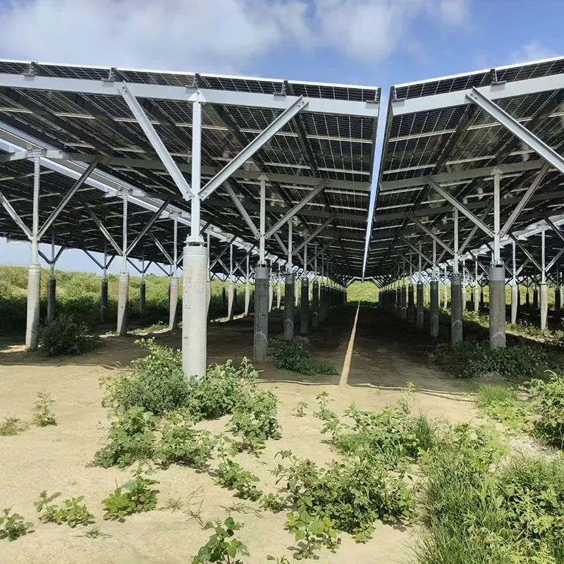 Фиксированные опоры для агровольтаики