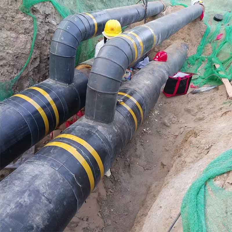 Предварительно изолированные пенополиуретановые трубы для бесканальной прокладки