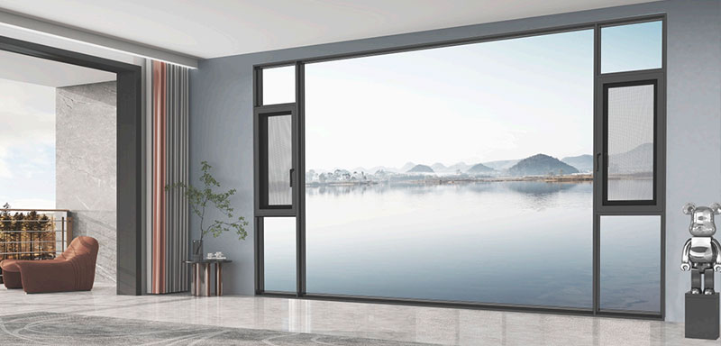 Серия Янван-118 распашное окно с терморазрывом