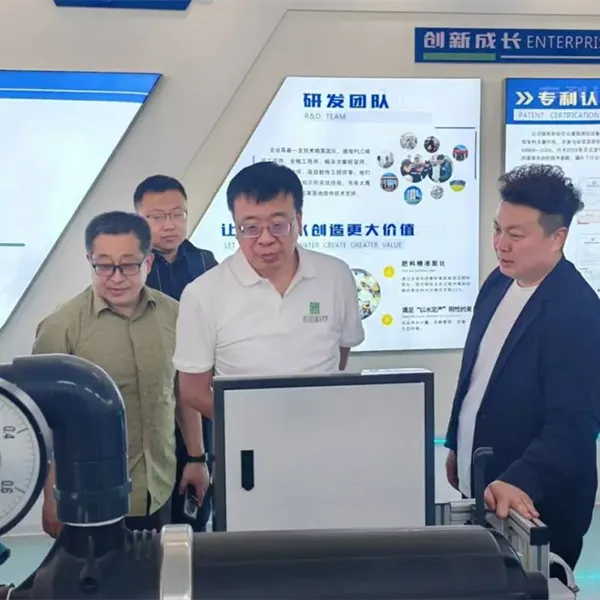 Третья исследовательская группа по водосберегающему сельскому хозяйству министерства сельского хозяйства и сельских районов посетила руководство по интеллектуальному сельскому хозяйству