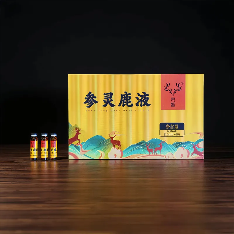Эликсир женьшеня гриба линчжи и оленя Дунъао