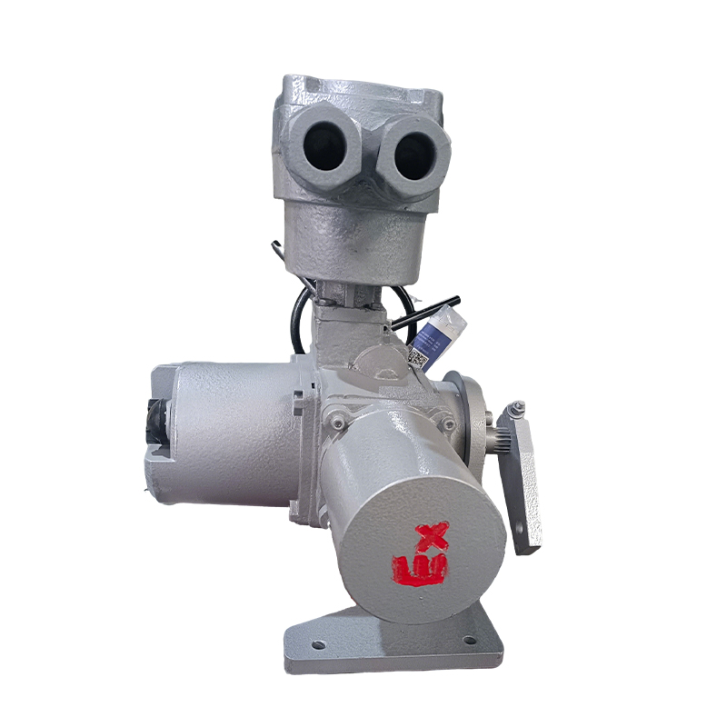 Неполноповоротные электроприводы интеллектуального взрывозащищённого типа на опорной платформе с рычажной передачей