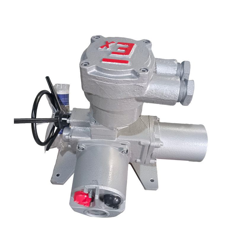 Неполноповоротные электроприводы интеллектуального взрывозащищённого типа на опорной платформе с рычажной передачей