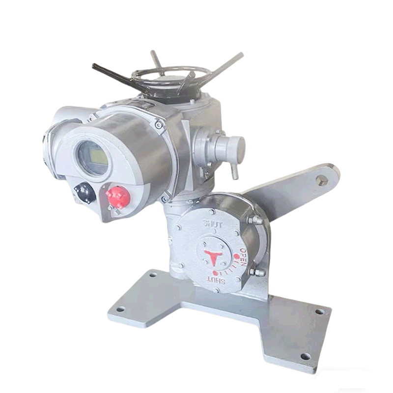 Неполноповоротные электроприводы интеллектуального типа на опорной платформе с рычажной передачей