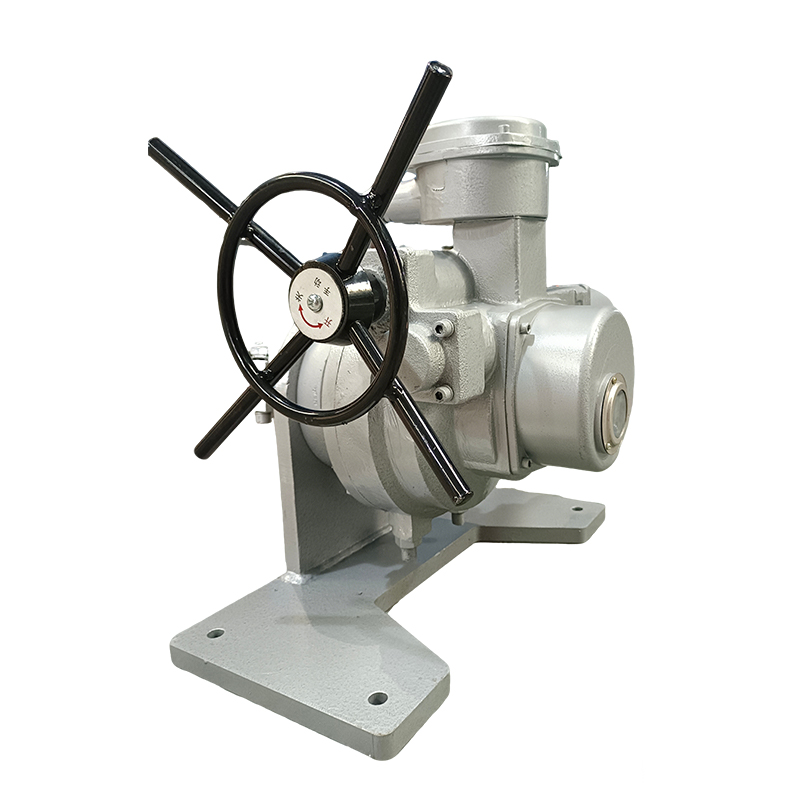 Неполноповоротные электроприводы обычного типа на опорной платформе с рычажной передачей