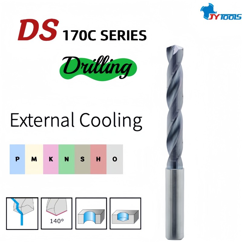 Высокопроизводительное сверло с внешним охлаждением – DS170C