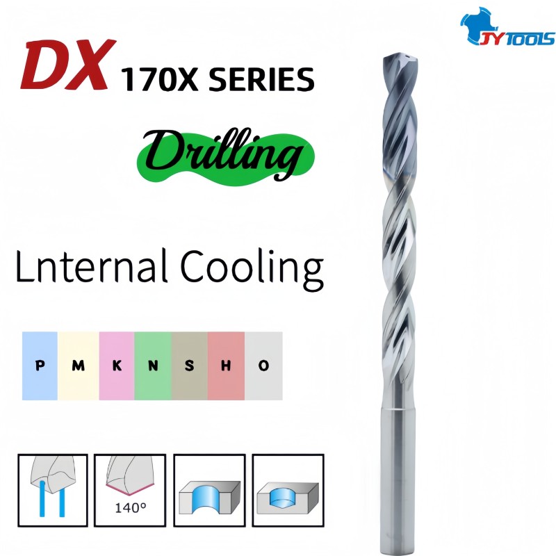 Высокопроизводительное сверло с внутренним охлаждением для масляных отверстий – DX170X