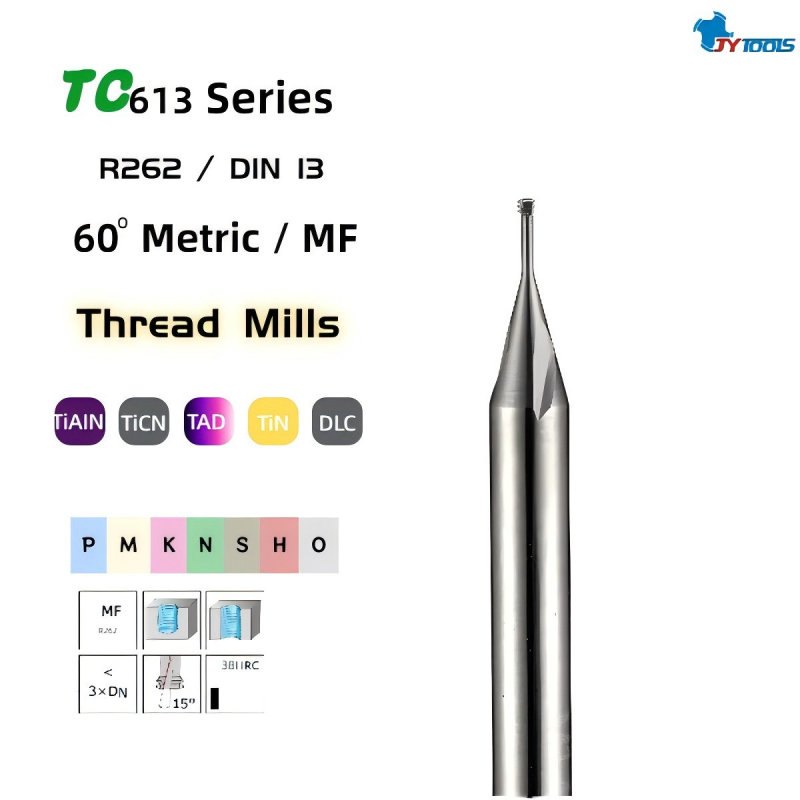 Миниатюрная метрическая резьбовая фреза – TC613