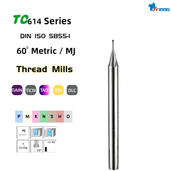 Прецизионная резьбовая фреза для аэрокосмической промышленности – TC614