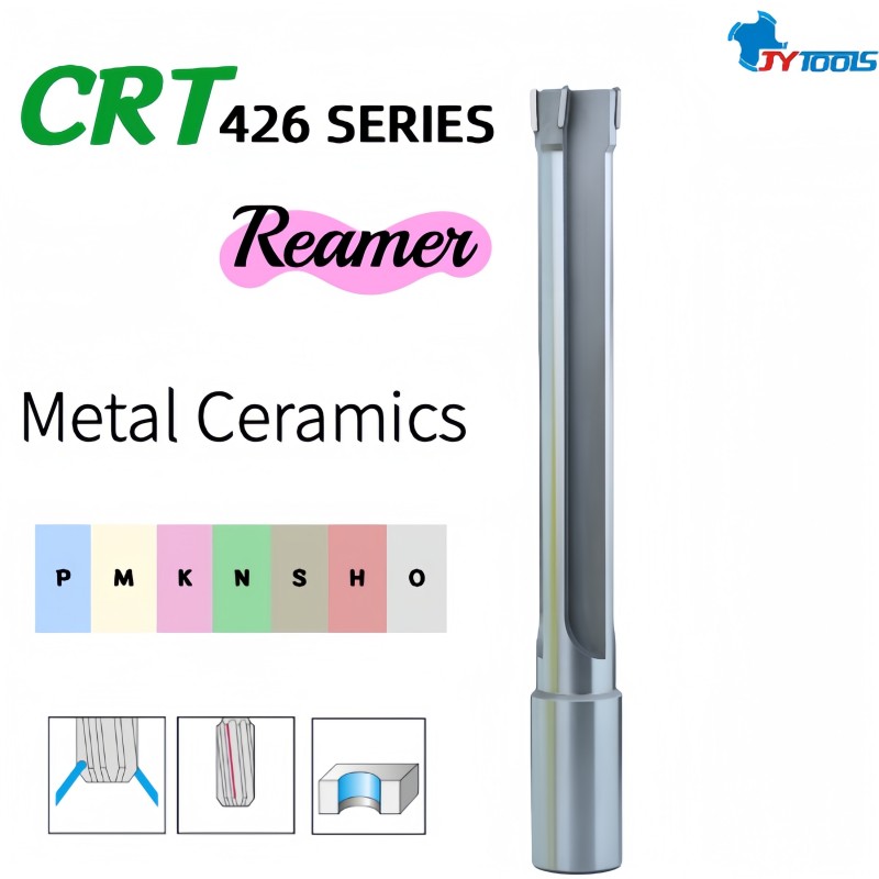 Развертка для глубоких отверстий с припаянными металлокерамическими пластинами – CR426