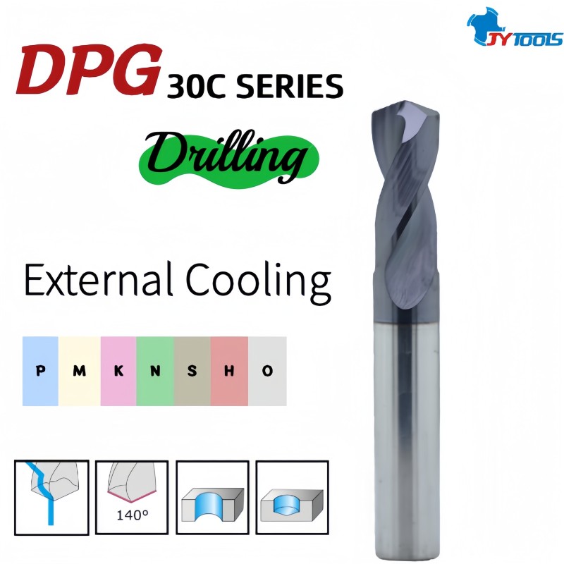 Сверло с внешним охлаждением для высоких подач – DPG30C