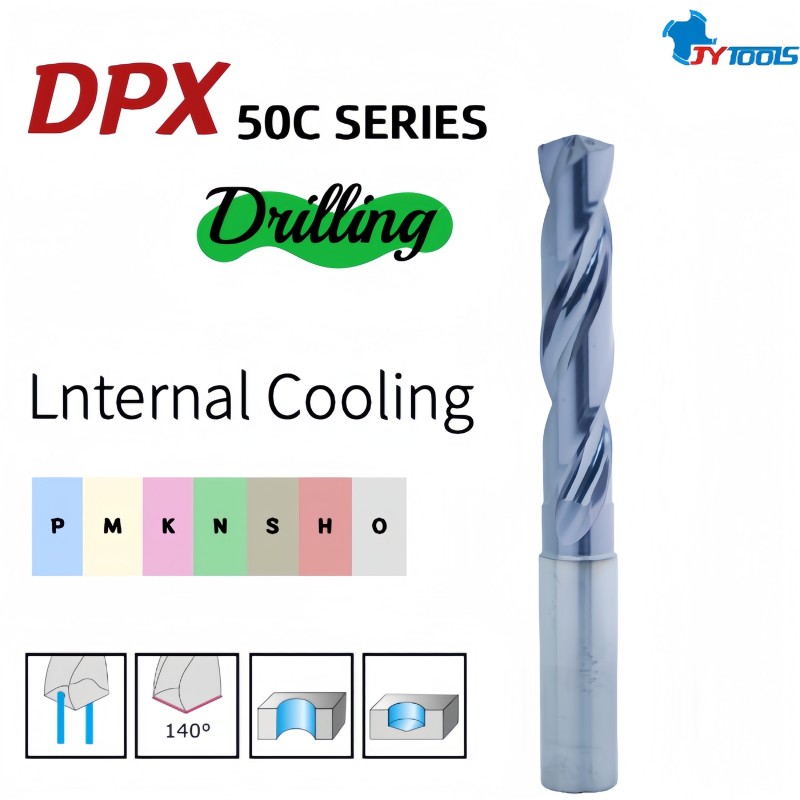 Сверло с внешним охлаждением для высоких подач – DPX50C