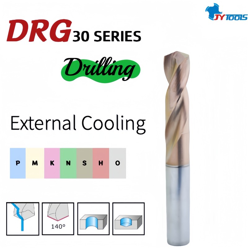 Сверло с внешним охлаждением для высоких подач – DRG30