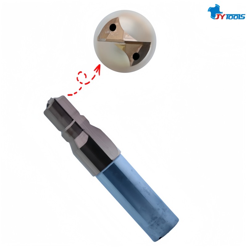 Твердосплавное трёхступенчатое сверло с внутренним охлаждением – DT16C