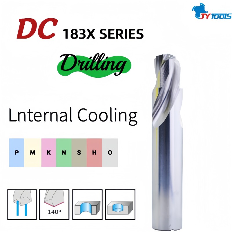 Трехзубое сверло для глухих отверстий под резьбу – DC183X