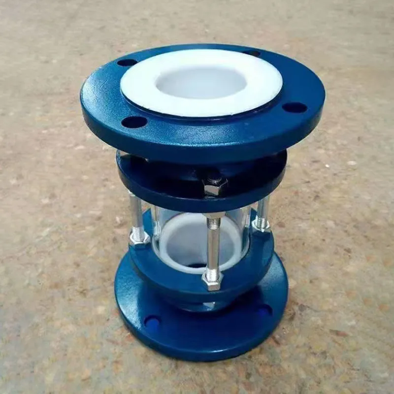 Смотровые стекла с футеровкой PTFE