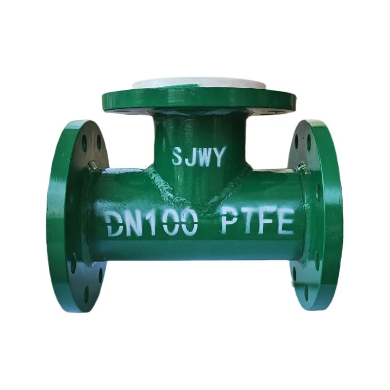 Тройники стальные с футеровкой PTFE