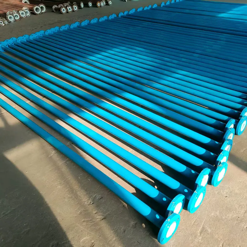 Трубопроводы стальные с футеровкой PTFE (плотнофутерованные прямые трубы)