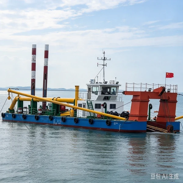 Цепной ковшовый земснаряд Nantong Hanbo производительностью 800 кубических метров в час, высокая прочность создает легенду о дноуглубительных работах