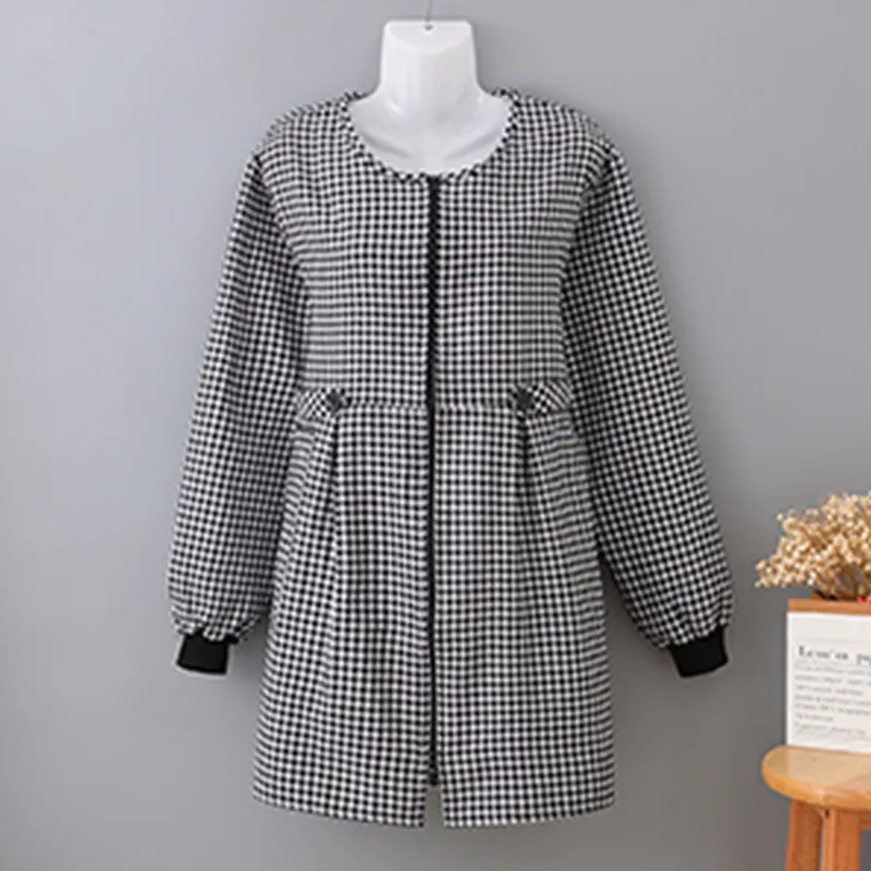 Цзяцили Стильный принцесси фасон фартук домашный с длинными рукавами для приготовления пищи ношение поверх одежды защита от грязи устойчивый к загрязнениям для взрослых 3062