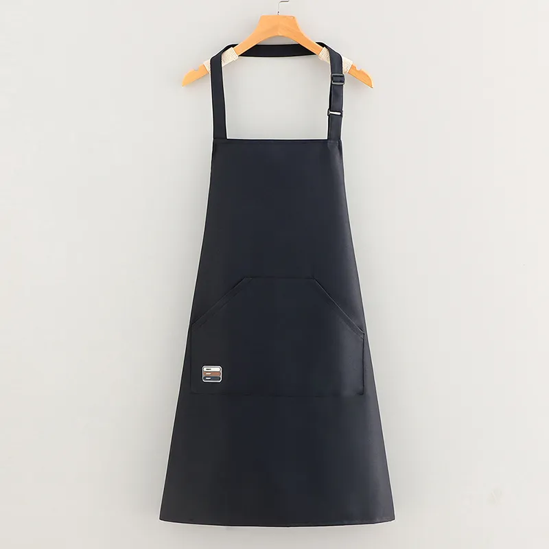 Цзяцили Однотонный регулируемый водонепроницаемый нагрудный фартук для домашнего приготовления пищи защита от масла и грязи устойчивый к загрязнениям 6701