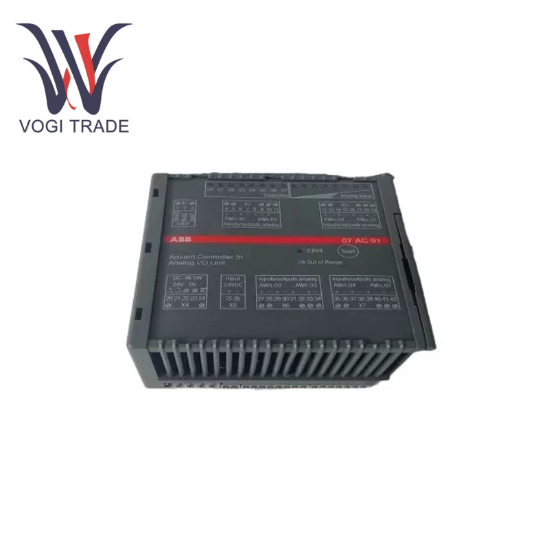 ABB 07AC91 GJR5252300R0101 Analog Input/Output Module