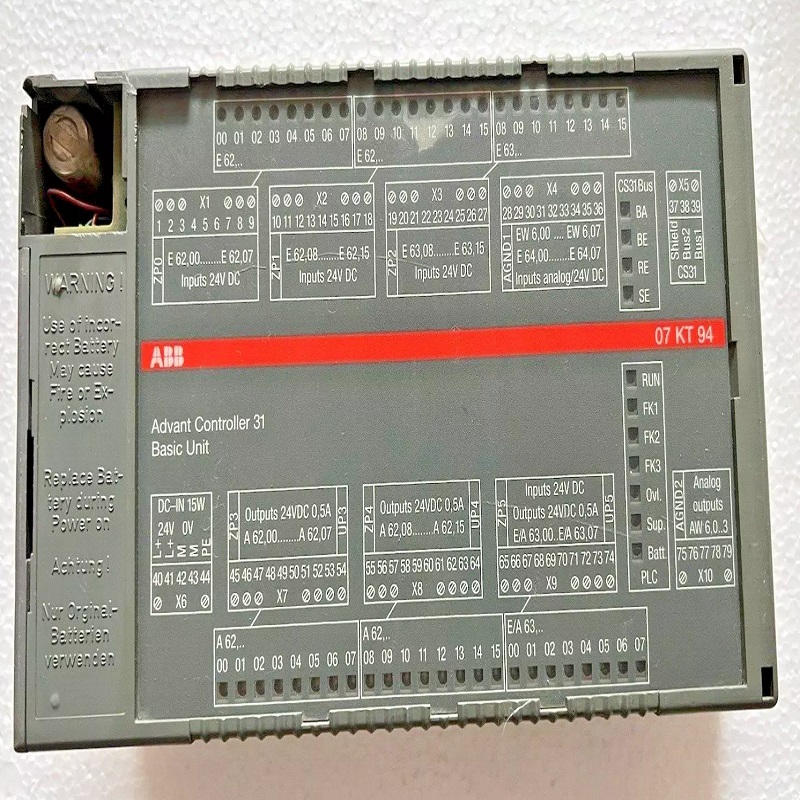 Базовый блок контроллера ABB 07KT94 GJR5252100R0101 Advant 31