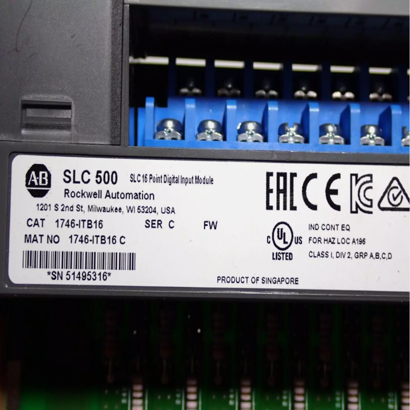 Allen-Bradley 1746-IB8 Модуль дискретного входа с током