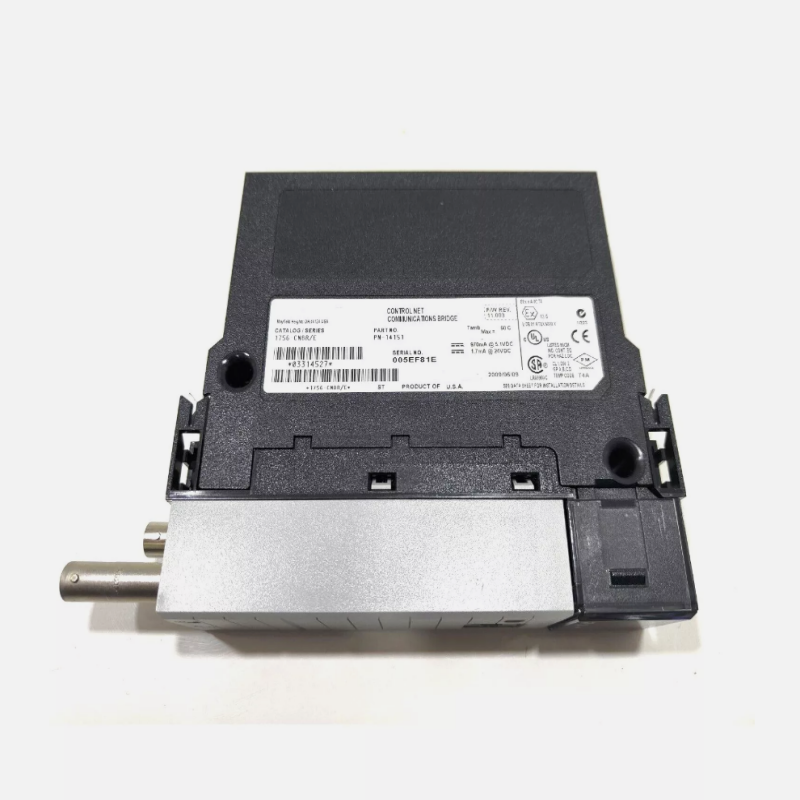 Allen-Bradley 1756-CNBR — это модуль связи с логикой управления.
