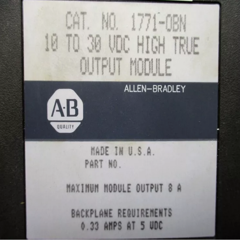 Allen-Bradley 1771-OBN PLC-5 10-30 В постоянного тока High-True выходной модуль 32 выхода