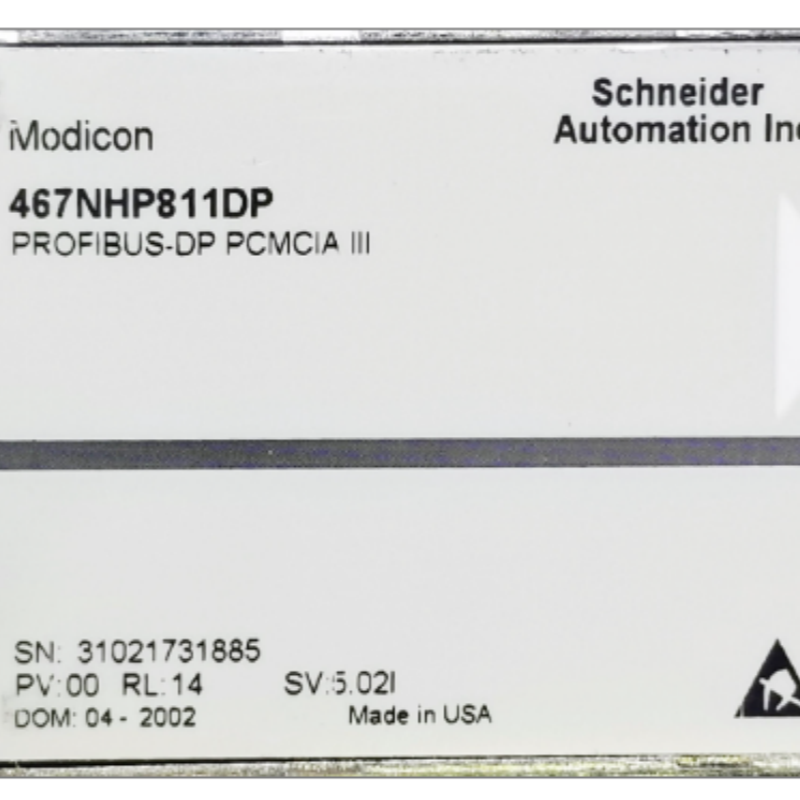 SCHNEIDER 467NHP811-DP Восстановленная карта Profibus DP PCMCIA