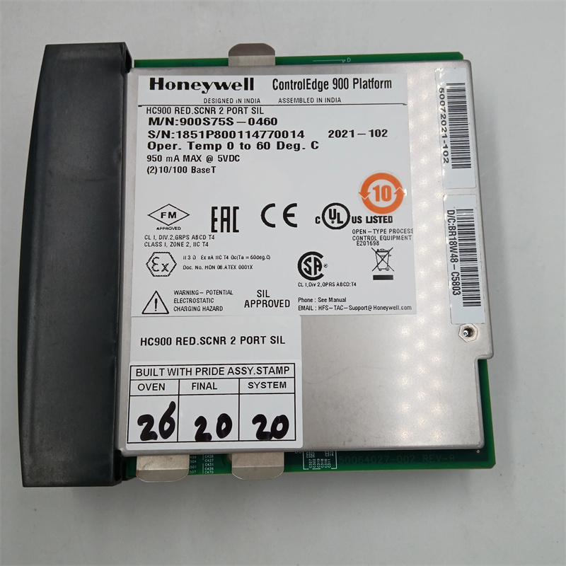 HONEYWELL 900S75-0460