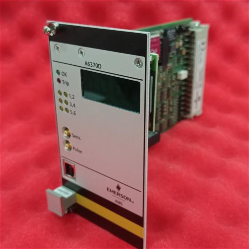 EMERSON A6370 Монитор защиты от превышения скорости