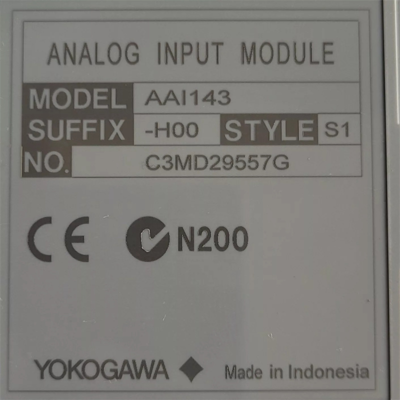 YOKOGAWA AAI143-H00 Модуль аналогового ввода