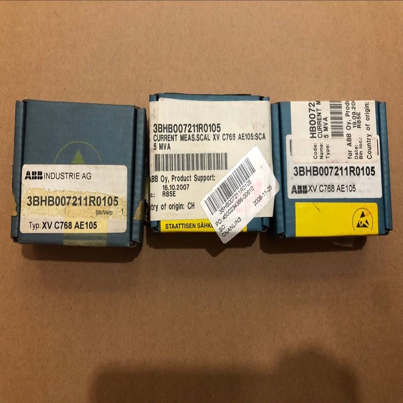 ABB XVC768AE105 3BHB007211R0105 Модуль автоматического контроллера  XV C768 AE105