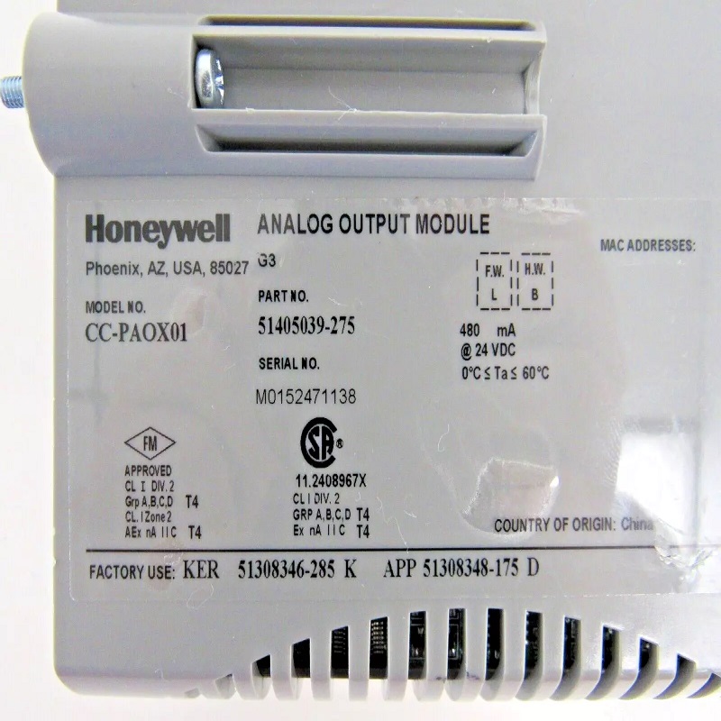 HONEYWELL CC-PAOX01 51405039-275 Аналоговый выход